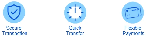 guarantee pf fast and secure transfer